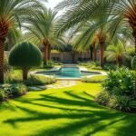 تنسيق حدائق المهبوله بالكويت