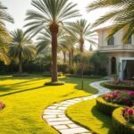 تنسيق حدائق فى صباح