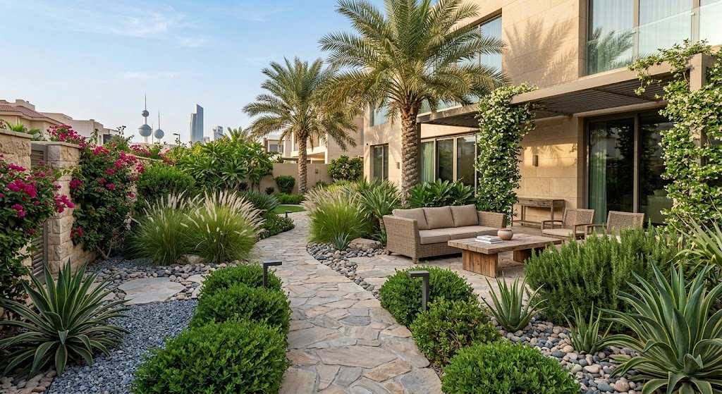 تنسيق حدائق العارضية بالكويت